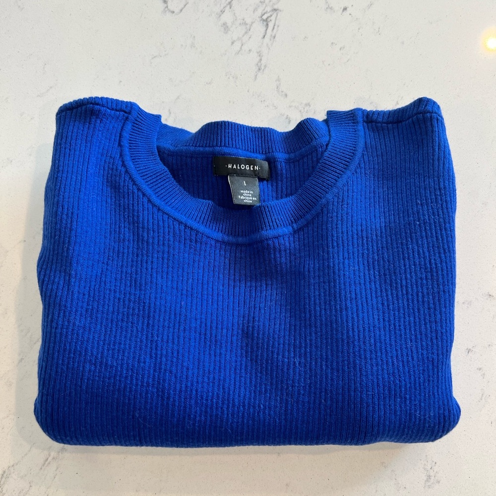 HALOGEN Ribbed Sweater - Picture 2 of 6
